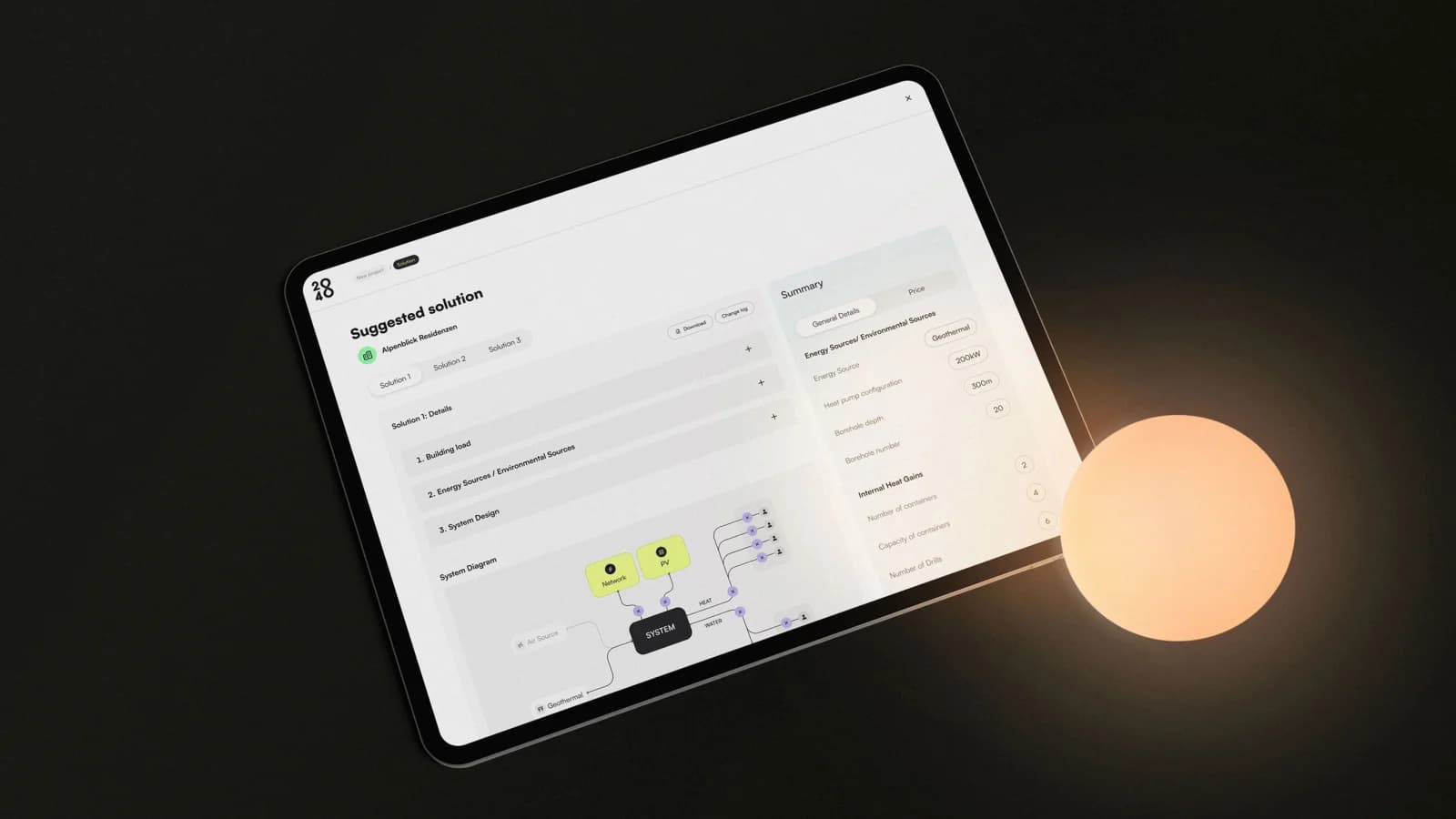 TWENTY40 Interface