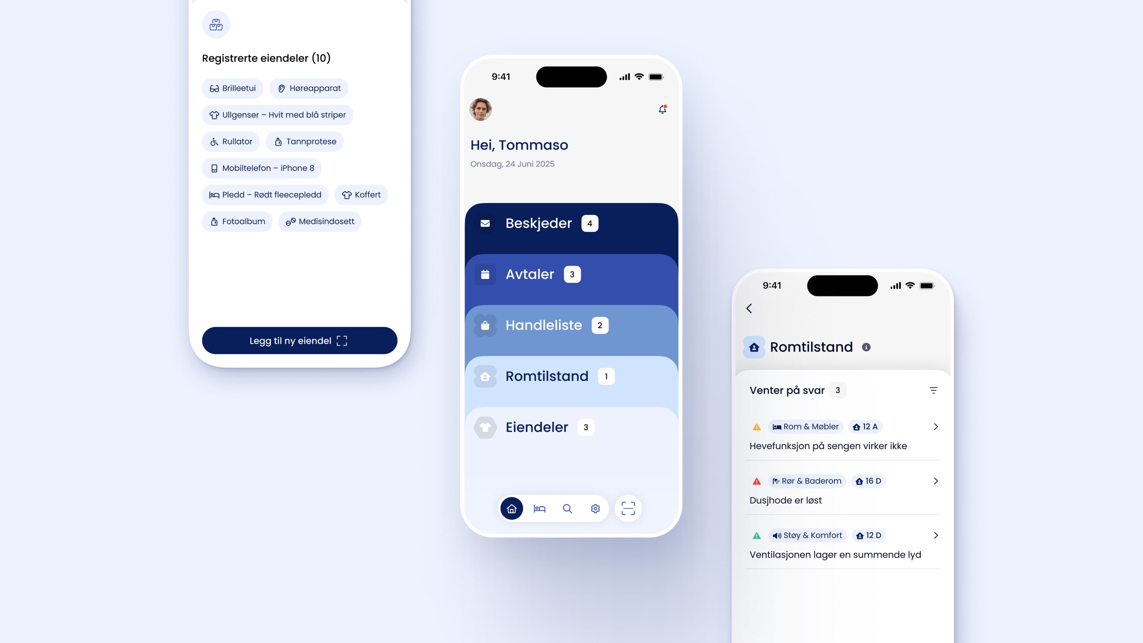 Altien App Screen