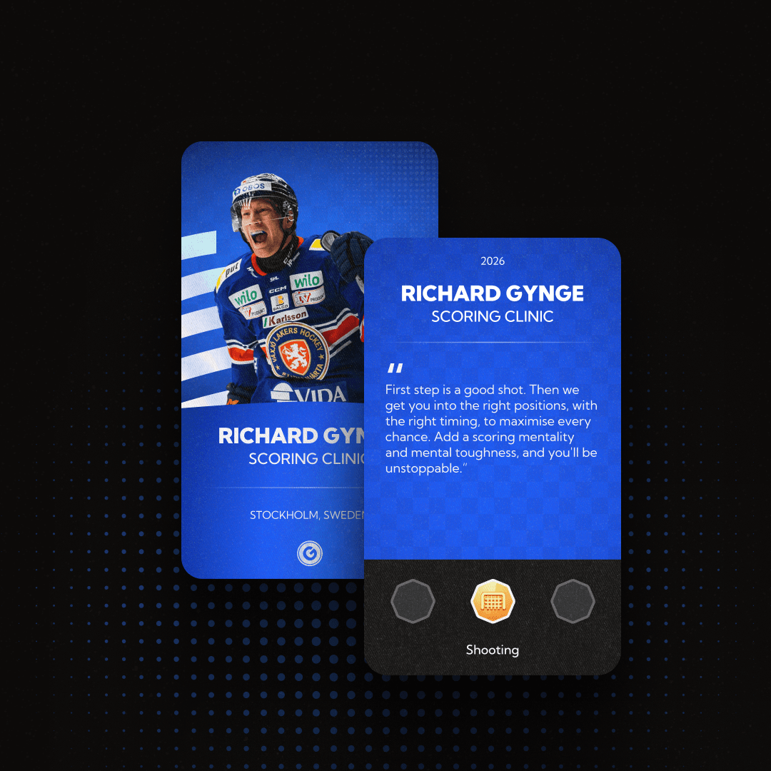 An elite coach card from goalGetr's specialist content library, featuring a scoring clinic