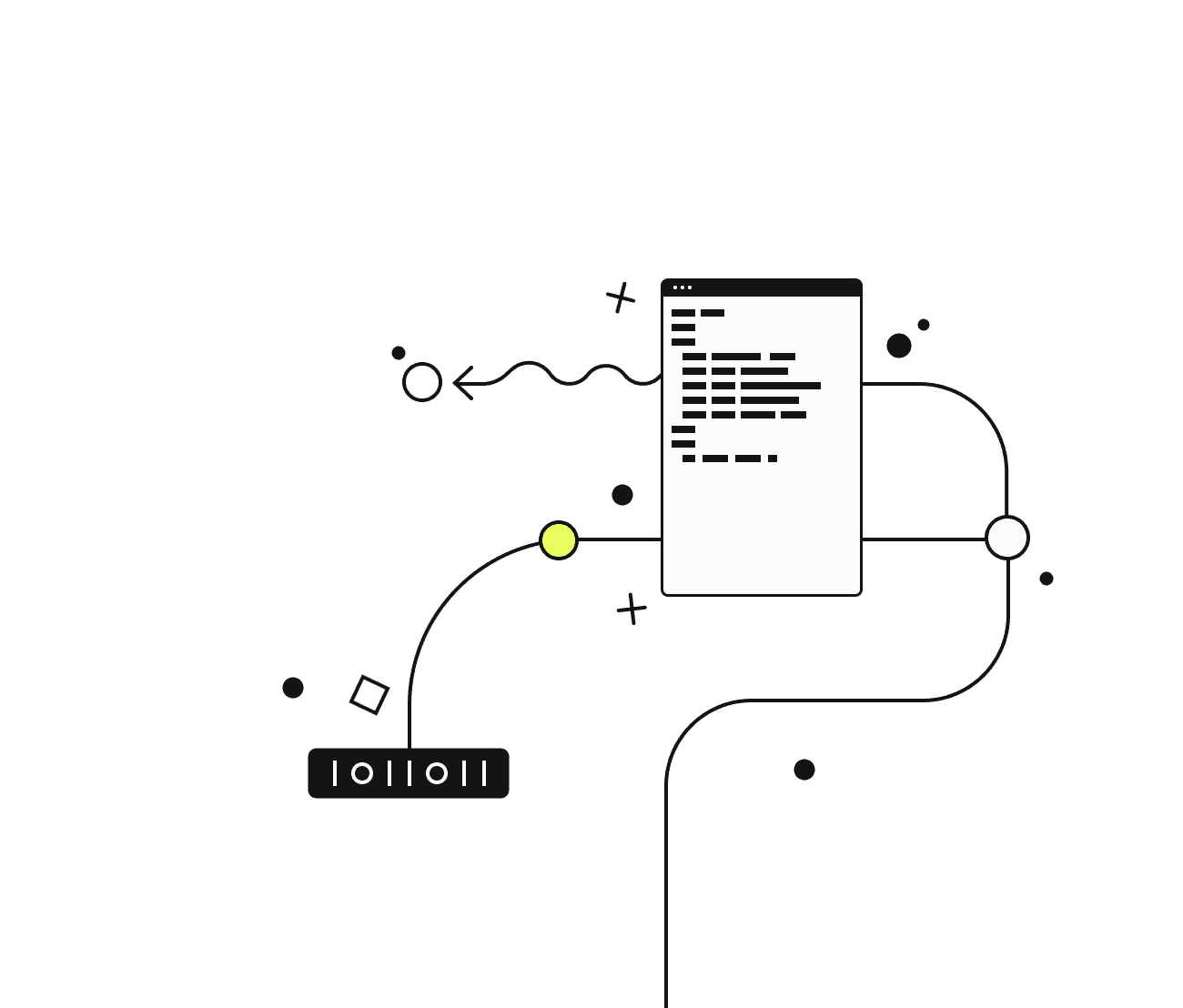 Code development illustration