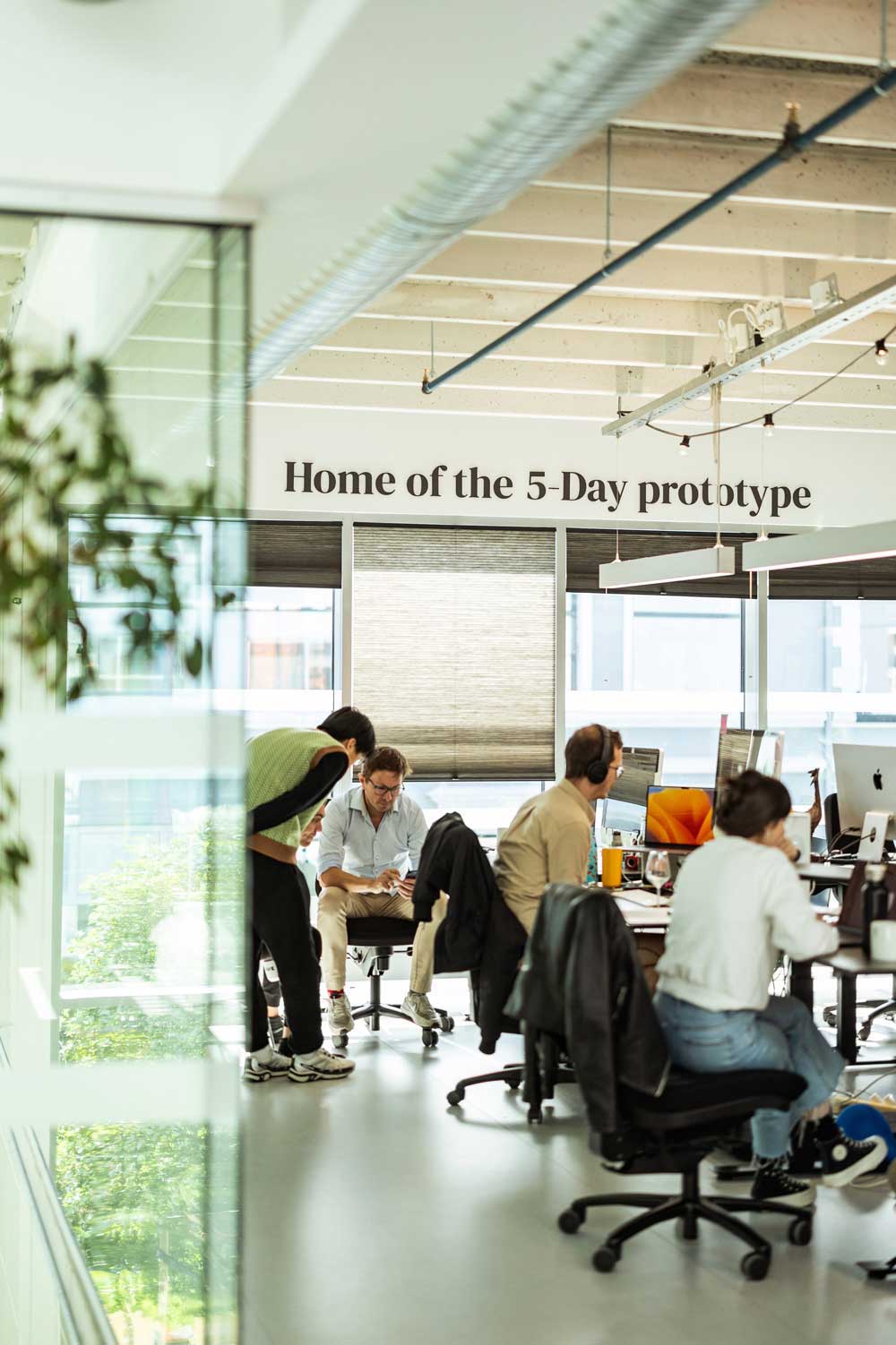 Home of the 5-Day prototype: SmplCo office