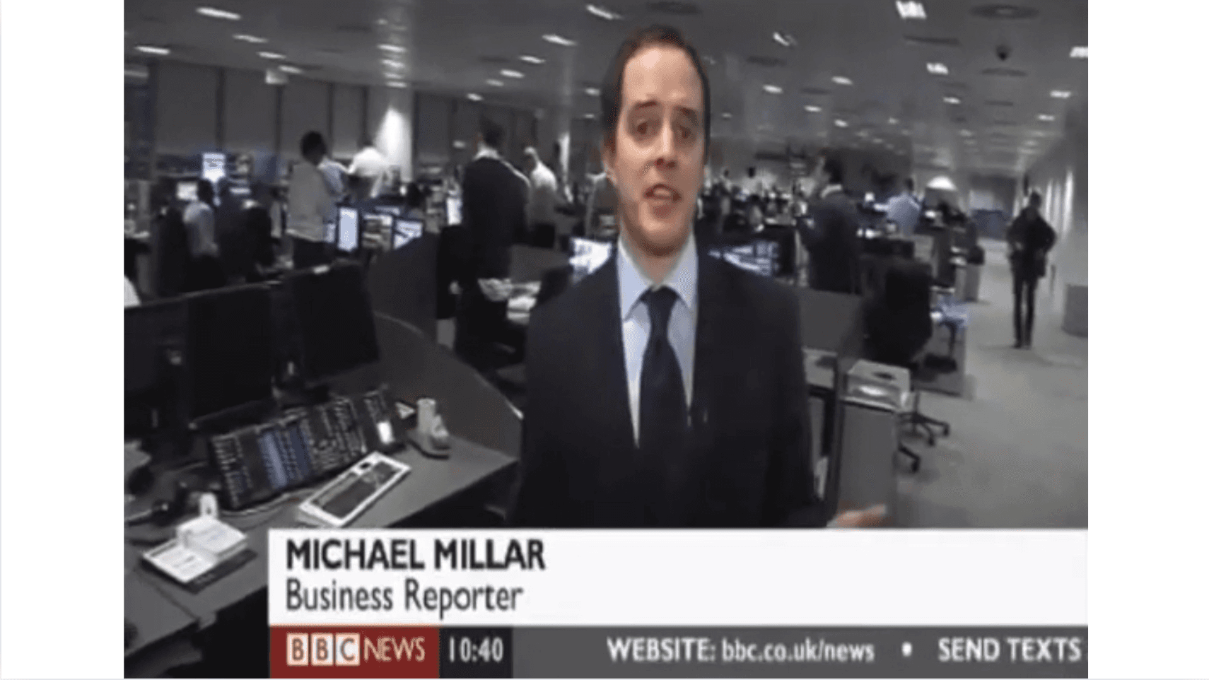 The author, telling stories back in the day