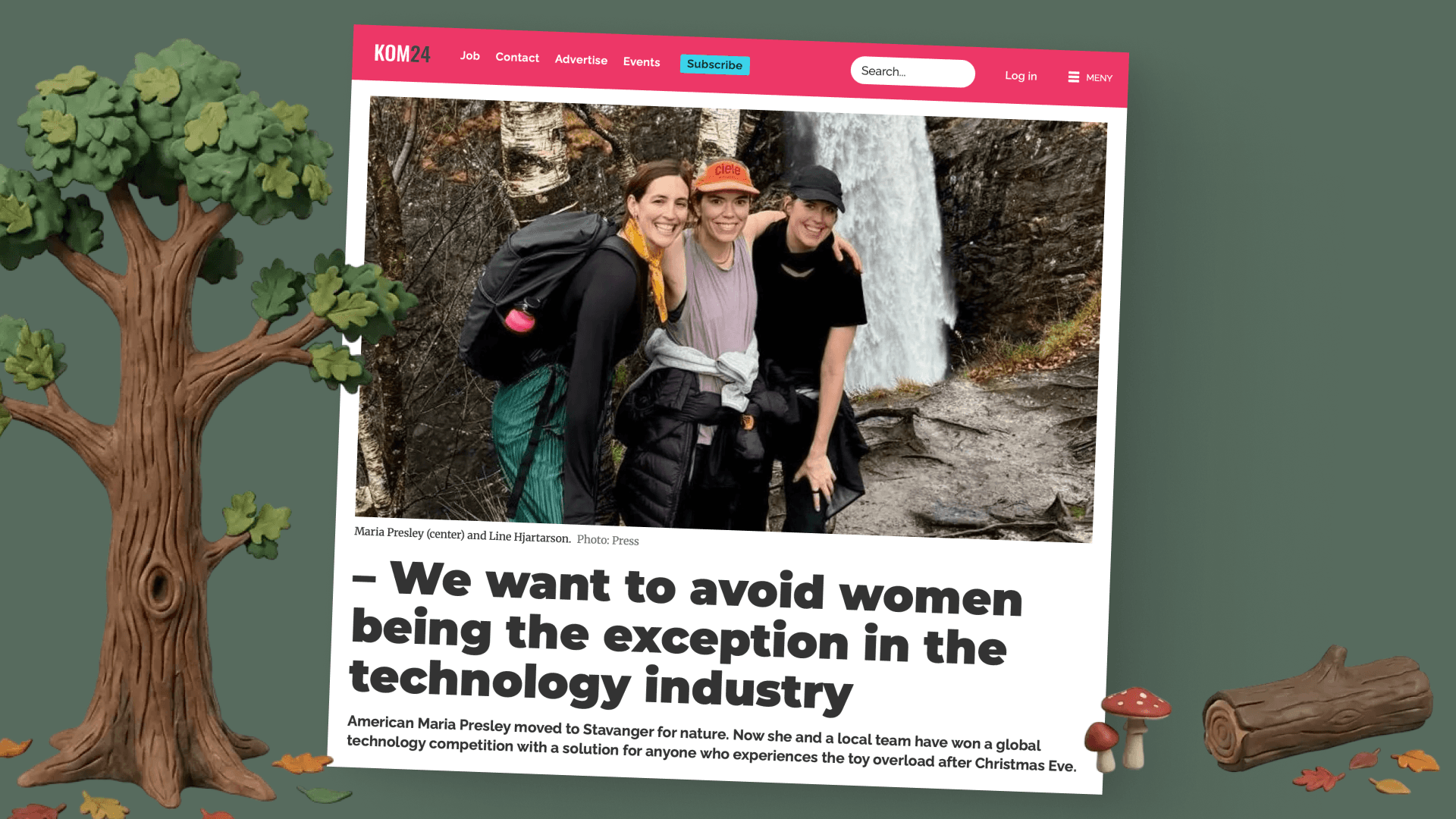 Press coverage of Get to Give's buildathon win