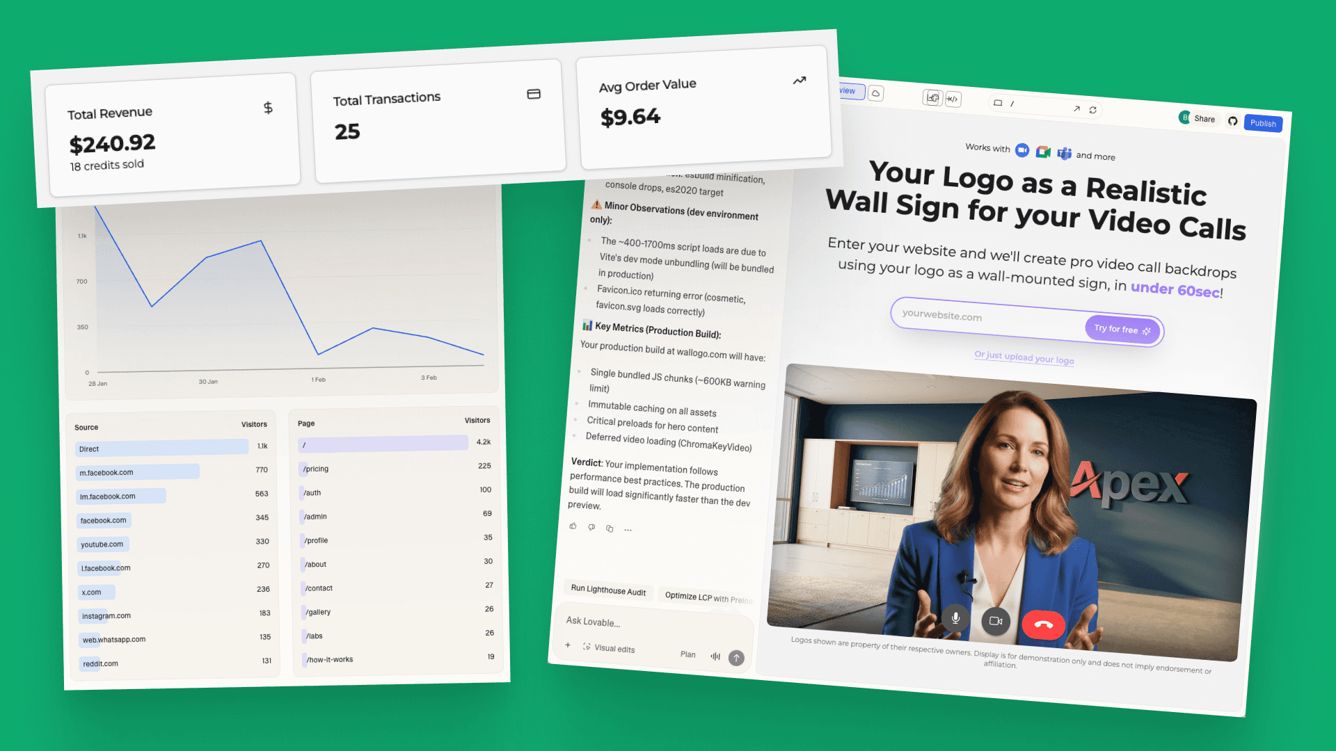 wallogo.com is built in Lovable