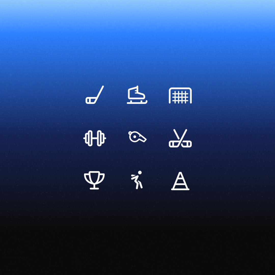 goalGetr's sport iconography, used throughout drills, sessions and player stats